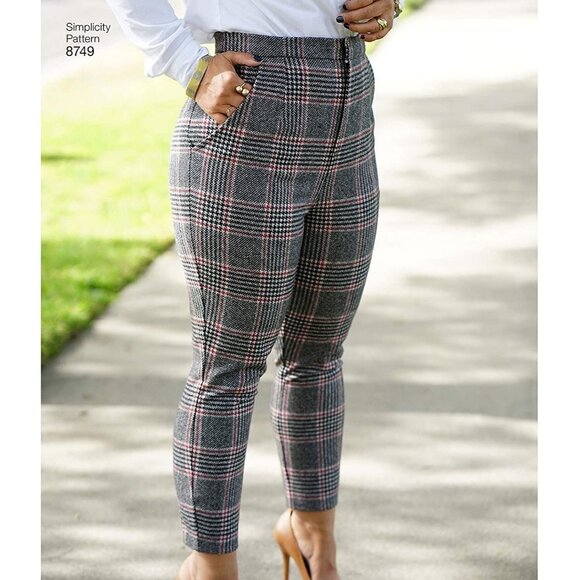 Simplicity Sewing Pattern 8749 MIMI G Coat Pants Trousers Size 20w-28w - Picture 7 of 7